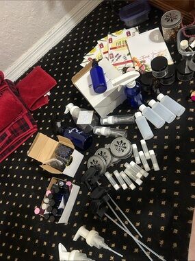Young Living  essential oil  Blue and Clear roll on pump lip balm spray HUGE LOT